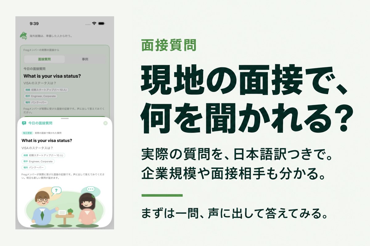 現地の面接で何を聞かれる？実際の質問を日本語訳つきで紹介